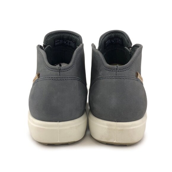 Ecco Soft 7 Gray Nubuck Zip Booties EUR 41 - Picture 6 of 12